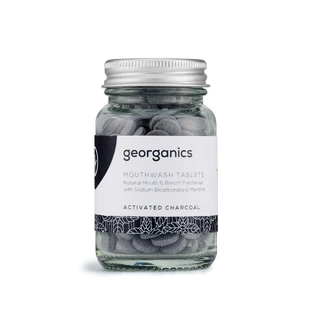 Зубная паста таблетки Древесный уголь, 120 шт, Georganics
