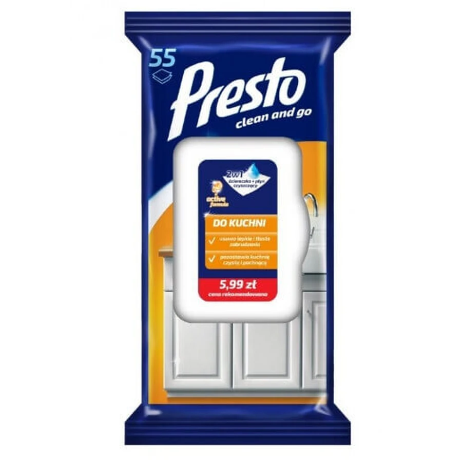 Presto, Pânză de bucătărie, 55 bucăți: ціни та характеристики