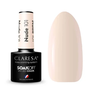 Claresa Soak Off UV/LED Nude Hybrid Lacquer 101, 5 г