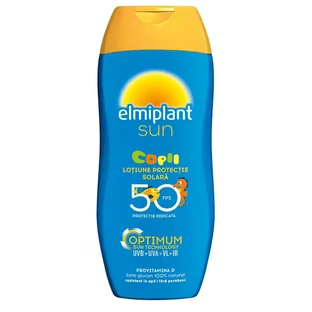 Дитячий лосьйон з високим рівнем захисту від сонця SPF 50 Optimum Sun, 200 мл, Elmiplant