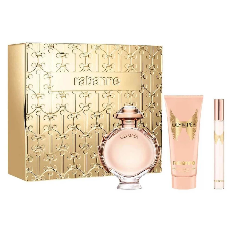 Paco Rabanne Olympea Set Apă de Parfum, 80 мл + Loțiune de Corp, 100 мл + Apă de Parfum, 10 мл: цены и характеристики