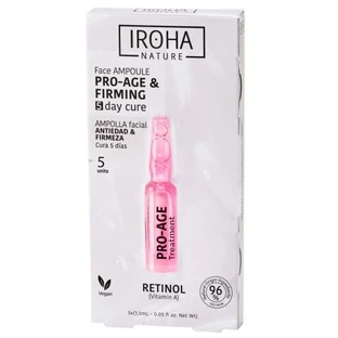 Iroha Nature Антивозрастные и укрепляющие ампулы для лица с ретинолом, 5x1,5 мл
