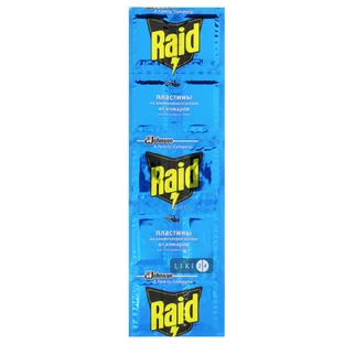 Пластини для фумігатора від комарів Raid 10 шт