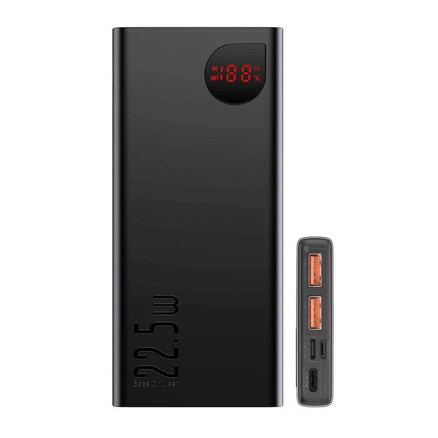 Baseus Adaman Metal powerbank cu încărcare rapidă 10000mAh 22.5W (Overseas Edition 2021) negru: ціни та характеристики