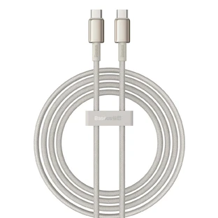 Baseus Tungsten Gold USB-C / USB-C 100W cablu 2m - auriu