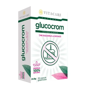 Глюкокром, 30 капсул, Vitacare
