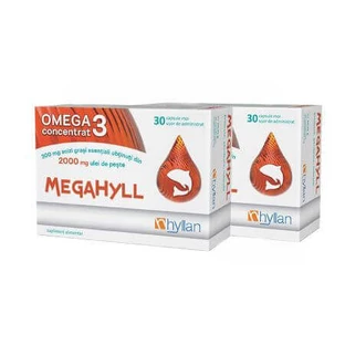 Упаковка Мегахилл, 30+30 капсул, Hyllan