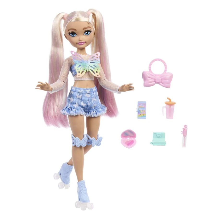 Кукла Dream Besties, 4 года+, Малибу, Роликовая вечеринка, Barbie: цены и характеристики