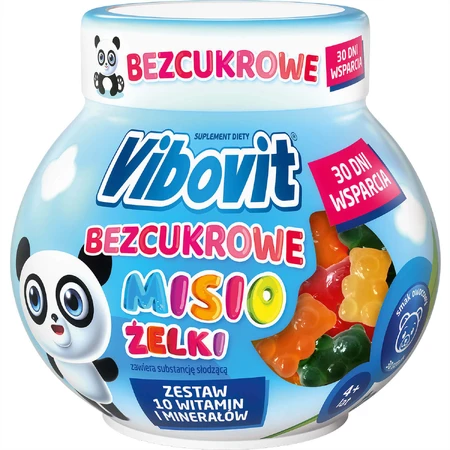 Плюшеві ведмедики Vibovit без цукру, 30 шт.: ціни та характеристики