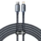 Cablu Baseus CAJY000301 Lightning - USB-C PD QC 20W 480Mbps 2m - negru