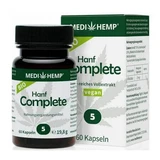 Органічна конопляна олія Hemp Complete, 5% CBD, 60 капсул, Medihemp