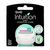 Увлажняющее мыло Intuition Sensitive Care, 4 лезвия, 3 шт, Wilkinson