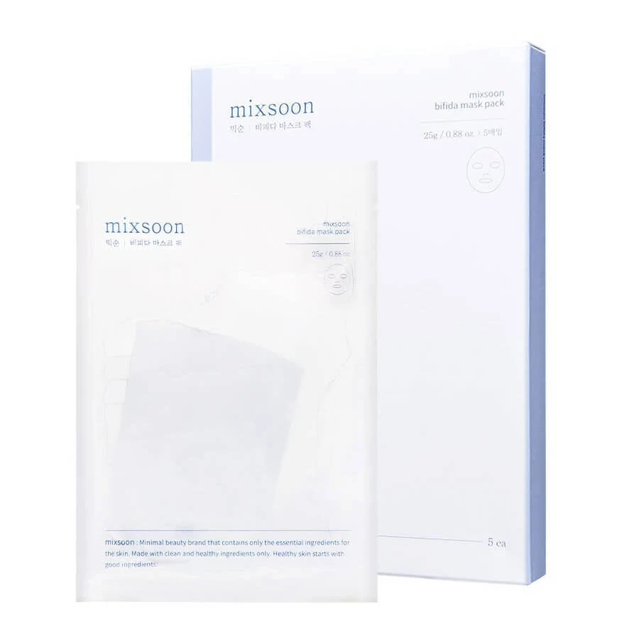 Набор тканевых масок Mixsoon Bifida Mask Pack, 5 шт.: цены и характеристики