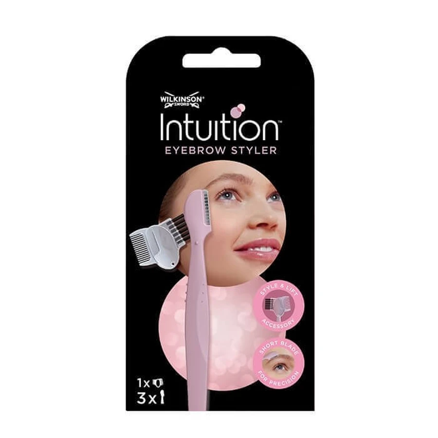 Бритва для укладки и корректировки бровей Wilkinson Intuition со сменными лезвиями: цены и характеристики