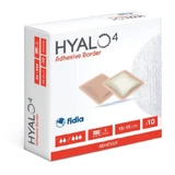 Адгезивный бинт Hyalo4 Border, 15x15 см, 10 штук, Fidia Farmaceutici