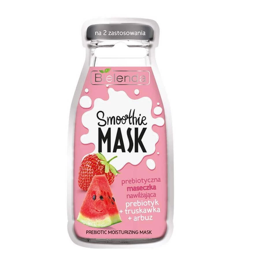 Увлажняющая маска Bielenda Smoothie Mask Prebiotic Пребиотик + Клубника + Арбуз, 10 г: цены и характеристики