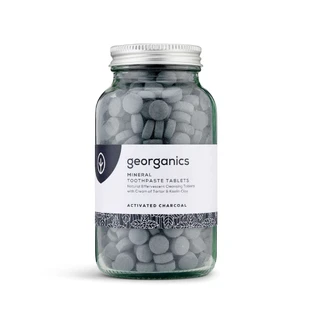 Таблетки для полоскания рта, древесный уголь, 180 шт, Georganics