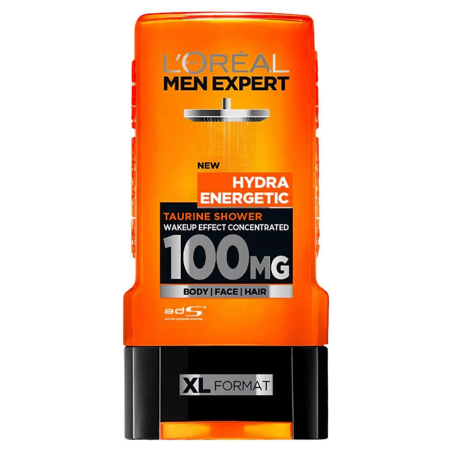 Мужской гель для душа Hydra Energetic Men Expert, 300 мл, Loreal Paris: цены и характеристики