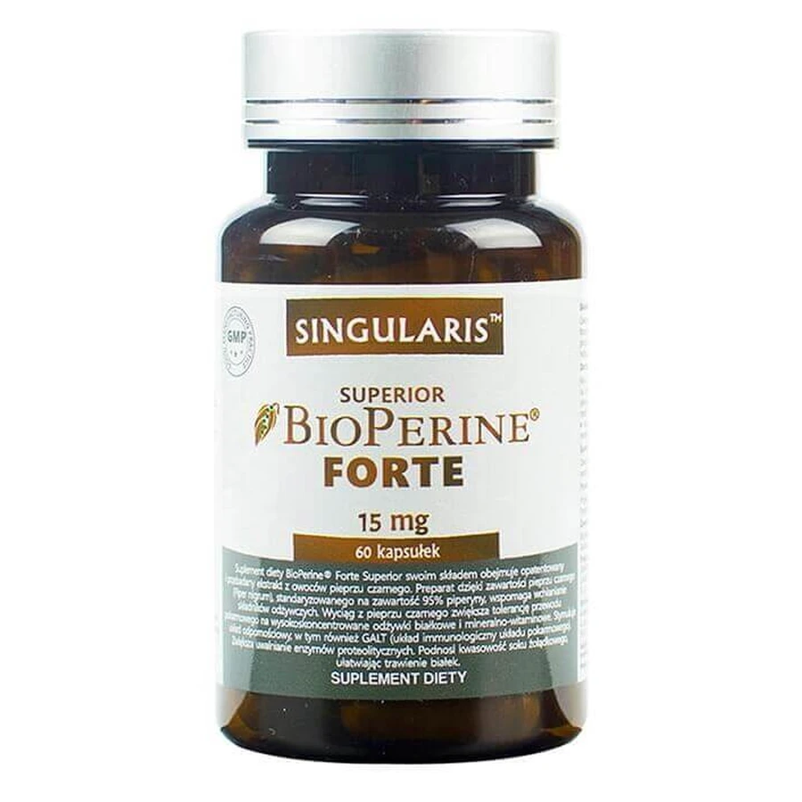 Singularis Superior Bioperine Forte 60 капсул: ціни та характеристики