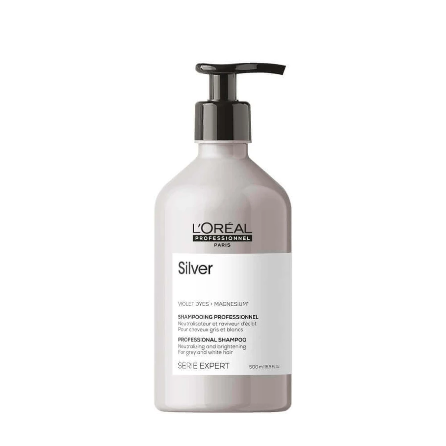 Шампунь L Oreal Professionnel Serie Expert Silver для сивого та освітленого волосся, 500 мл: ціни та характеристики