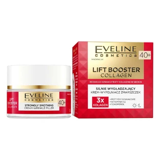 Eveline Cosmetics Lift Booster Collagen Intense Smoothing Wrinkle Filler Cream 40+, 50 мл