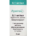 Луміган крап. очні, р-н 0,1 мг/мл фл.-крапельн. 3 мл