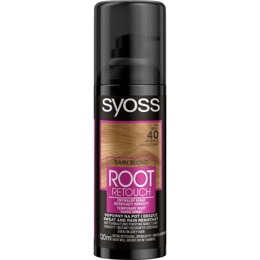 Syoss Root Retouch Dark Blonde Fade Masking Spray, 120 мл: цены и характеристики
