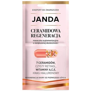 Janda Pharma Керамідна регенерація, мазь для обличчя, що доповнює ефективний спірт, 2 х 4 мл