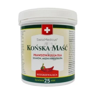Swiss Medicus, Кінська зігріваюча мазь, 500 мл