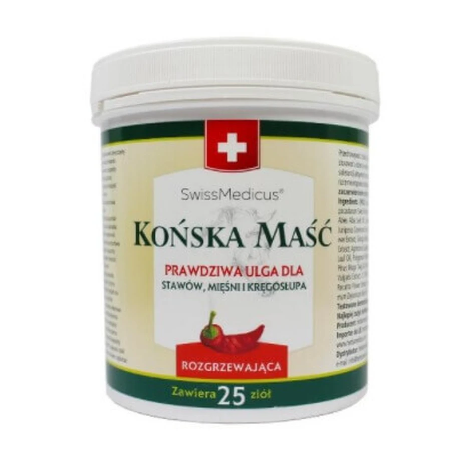 Swiss Medicus, Кінська зігріваюча мазь, 500 мл: ціни та характеристики