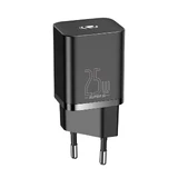 Baseus Super Si 1C Fast Charger USB Type C 25W Power Delivery Quick Charge Black (CCSP020101)
