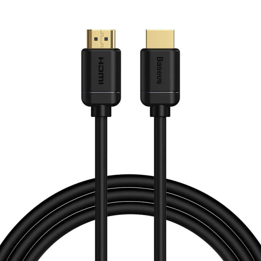 Кабель Baseus HDMI 2.0 4K 60 Гц 3D HDR 18 Гбіт/с 2 м Чорний (CAKGQ-B01): ціни та характеристики