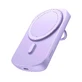 Беспроводной внешний аккумулятор Joyroom JR-W030 MagSafe мощностью 20 Вт, ёмкостью 6000 мА·ч, с кольцом и подставкой — фиолетовый