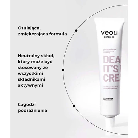 Veoli Botanica Dear Skin, It's Rich Cream, крем-де-фацэ эксклюзивный восстанавливающий и успокаивающий, 75 мл: цены и характеристики