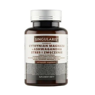 Singularis Magnesium Citrate + Ashwagandha Stress and Fatigue, 60 капсул