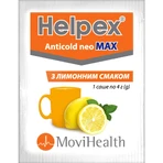 Хелпекс Антиколд Нео Макс пор. д/оральн. р-ну 4 г саше, з лимонним смаком №10: ціни та характеристики