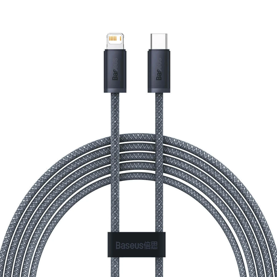 Cablu Baseus CALD000116 Lightning - USB-C PD 20W 480Mbps 2m - gri: цены и характеристики