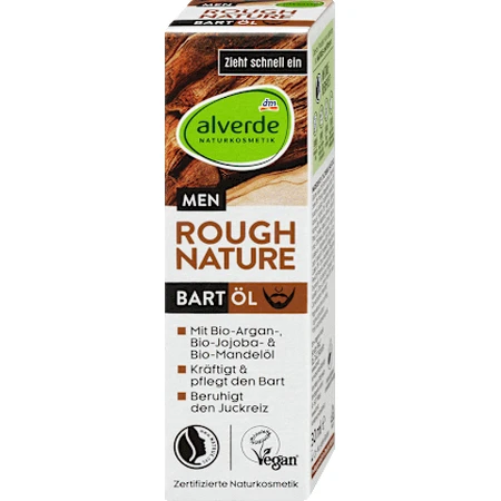 alverde NATURKOSMETIK MEN Масло для бороды Rough Nature, 30 мл: цены и характеристики