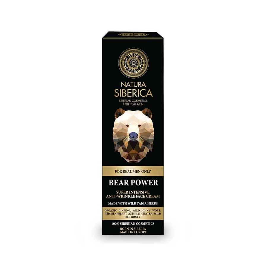 Чоловічий крем для обличчя від зморшок Natura Siberica Men Bear Power, 50 мл: ціни та характеристики