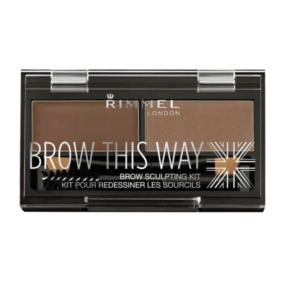Набір для формування брів Rimmel Brow This Way Brow Sculpting Kit 002 Medium Brown, 1,3 г: ціни та характеристики