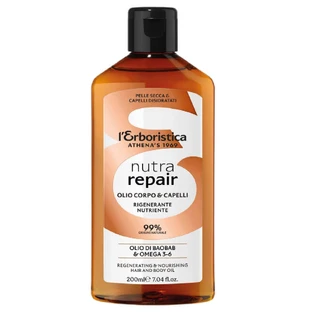 Масло для тела и волос L Erboristica Nutra Repair, 200 мл