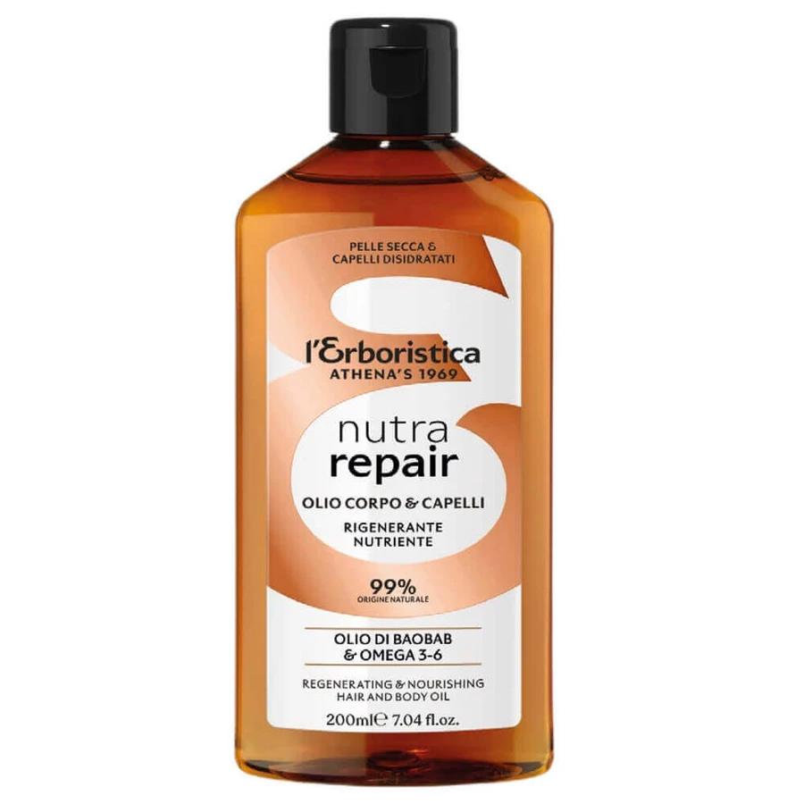 Масло для тела и волос L Erboristica Nutra Repair, 200 мл: цены и характеристики
