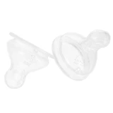 NUK First Choice+, tetină pentru biberon, silicon, mărimea M, 0-6 luni, 2 bucăți