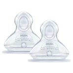 NUK First Choice+, tetină pentru biberon, кремній, mărimea M, 0-6 luni, 2 bucăți: ціни та характеристики