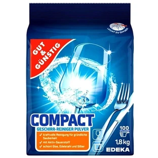 Gut & Gunstig, Compact, порошок для посудомийної машини, 1,8 кг