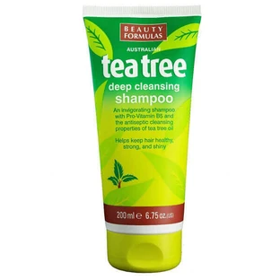 Beauty Formulas, Очищающий шампунь с воском, чайное дерево, 150 мл