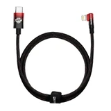 Baseus CAVP000220 кутовий Lightning - USB-C PD кабель 20W 480Mb/s 1m - червоний
