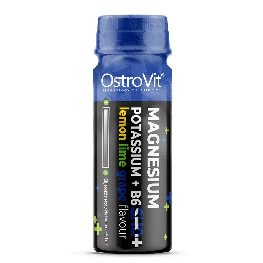 OstroVit Magnesium Potassium + B6 Shot, лимонно-лаймово-персиковый вкус, 80 мл: цены и характеристики