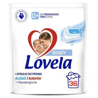 Капсулы для стирки цветного белья Lovela Baby гипоаллергенные, 36 шт.