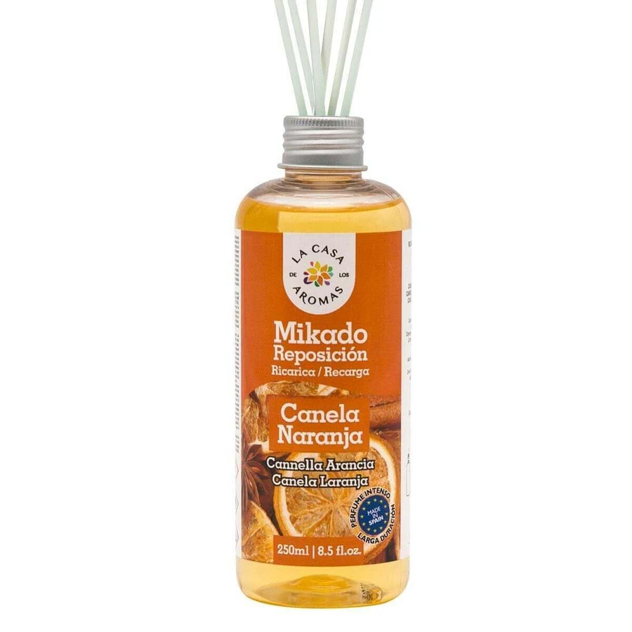 La Casa de los Aromas Mikado Reposicion Cinnamon and Orange Fragrance Oil Refill, 250 мл: ціни та характеристики